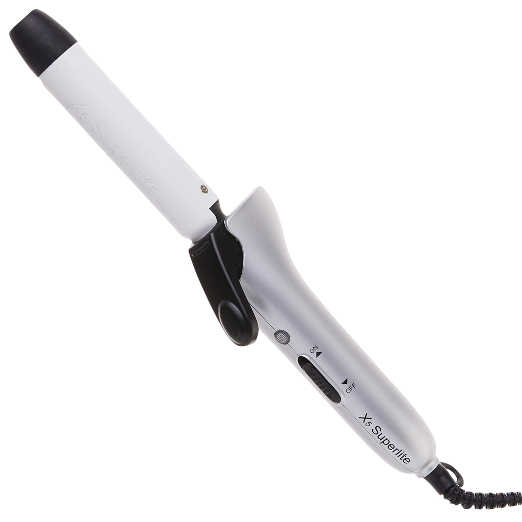 X5 SUPERLITE Nano Tourmaline Ceramic Curling Iron Folding Travel Size 1" | Model 7019