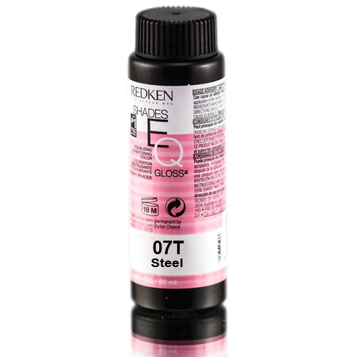 07T Steel - Redken Shades EQ Gloss 2 Oz - 884486362193