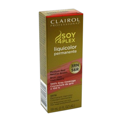 56-R Cinnamon - Clairol Soy 4Plex Liquicolor Permanente 2 Oz - 381519048951