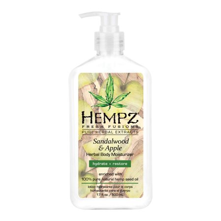 Hempz Sandalwood & Apple Herbal Body Moisturizer 17 oz - 676280042179