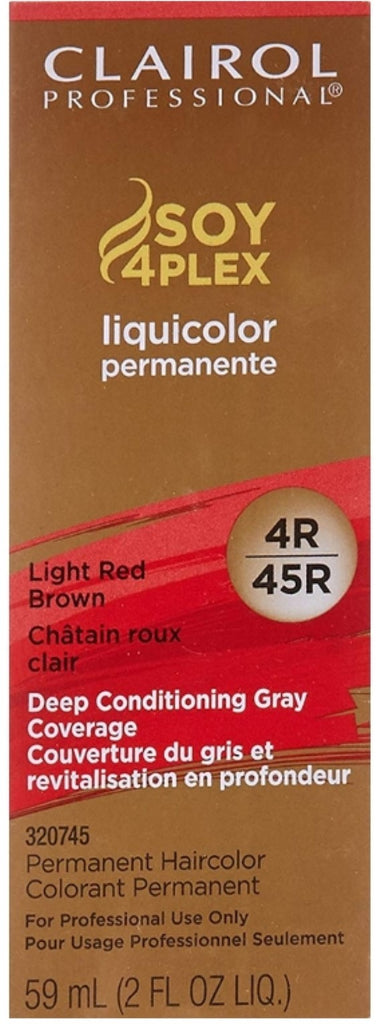 45R Sparkling Sherry - Clairol Soy 4Plex Liquicolor Permanente 2 Oz - 381519048920