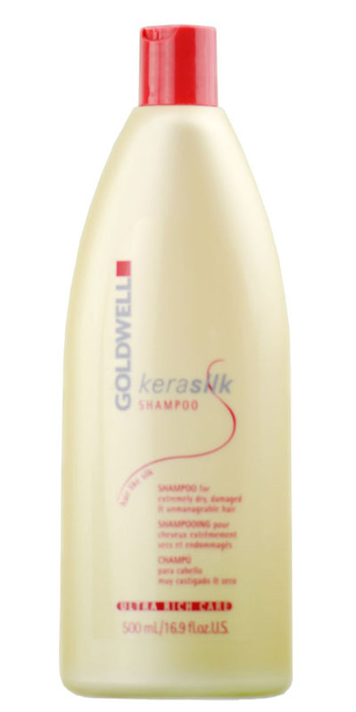 Goldwell Kerasilk Shampoo Ultra Rich Care 16.9 oz | For Extremely Dry, Damaged & Unmanageable Hair - 669394027804