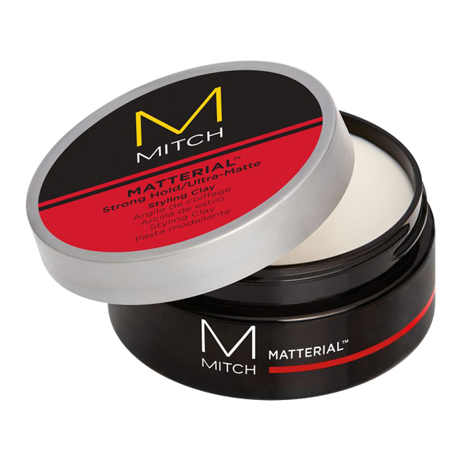 Paul Mitchell Mitch Matterial Strong Hold/Ultra-Matte Styling Clay 3 Oz - 9531124513
