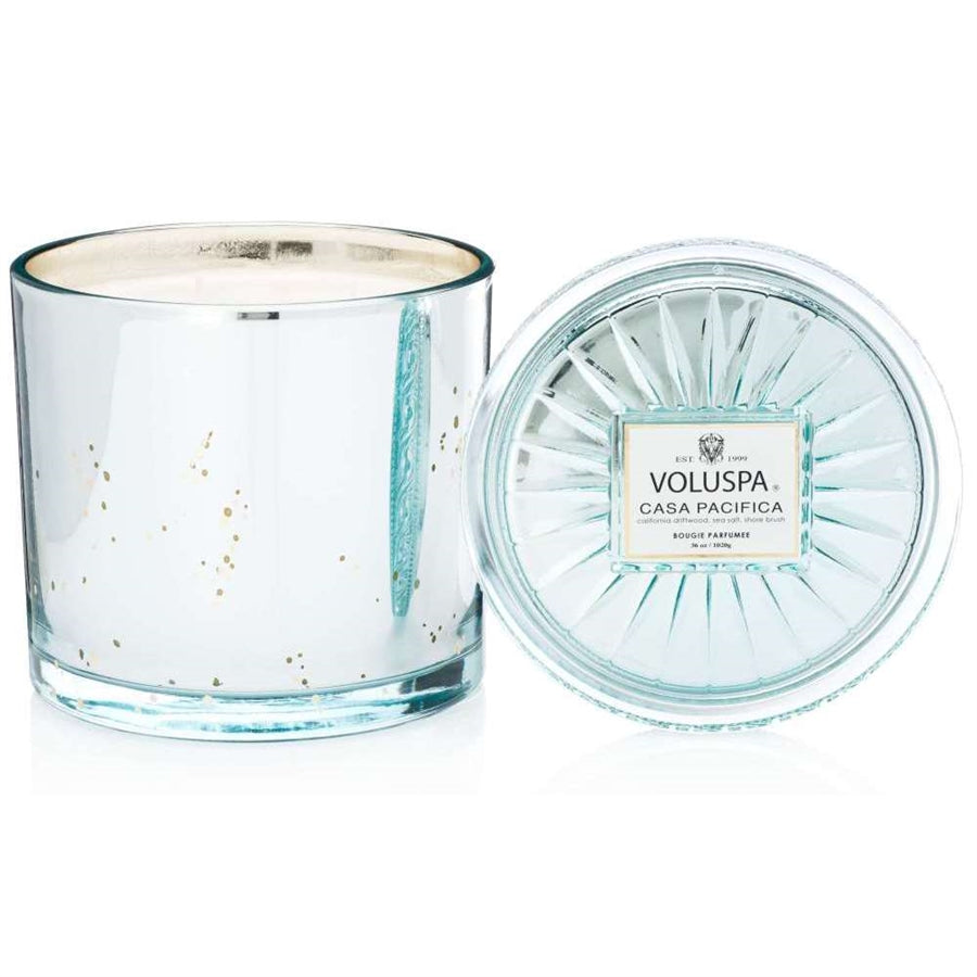 Voluspa 2 Wick Glass Candle - Casa Pacifica - voluspa-2-wick-glass-candle---casa-pacifica