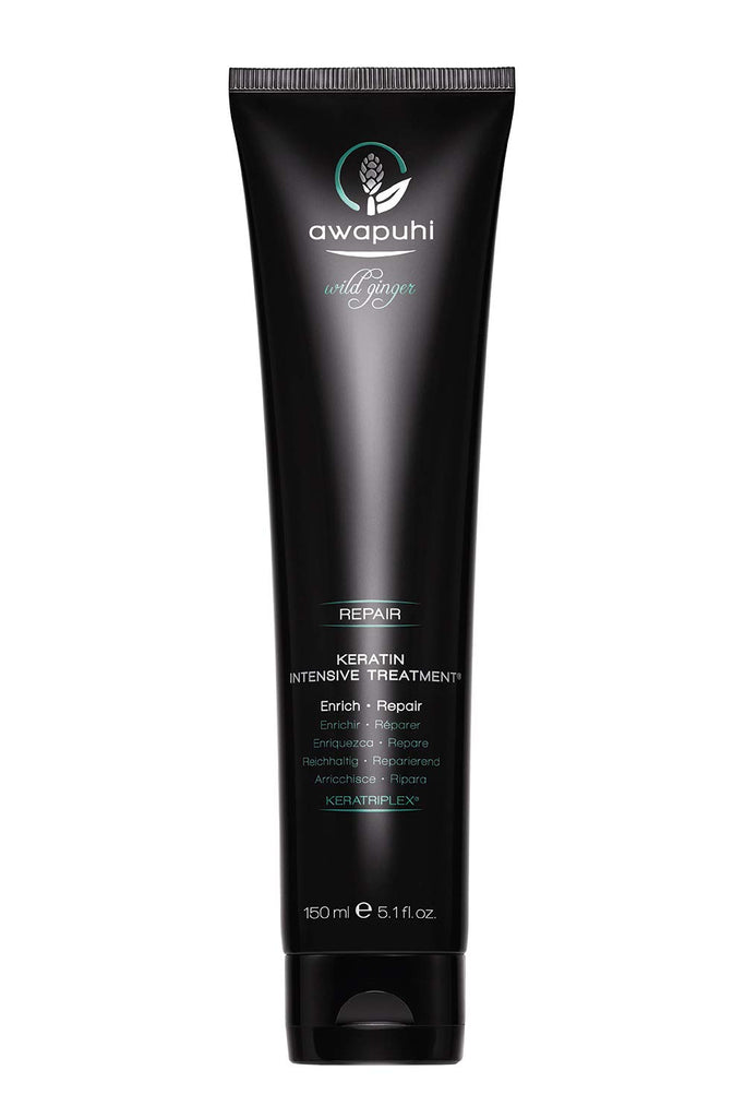 Paul Mitchell Awapuhi Wild Ginger Keratin Intensive Treatment 5.1 oz | Enrich | Repair | Rebuilds + Repairs | For Dry, Damaged + Color-Treated Hair - 9531117690