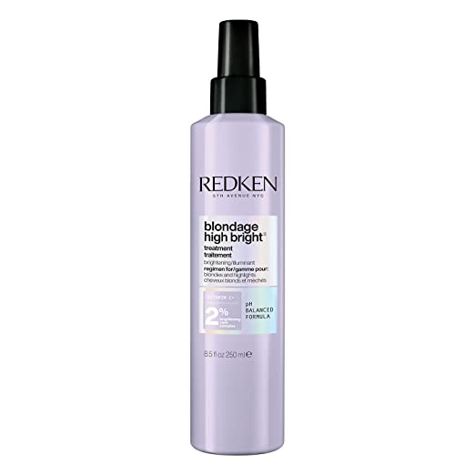 Redken Blondage High Bright Pre Treatment 8.5 oz | Brightens and Lightens Color-Treated - 884486490315