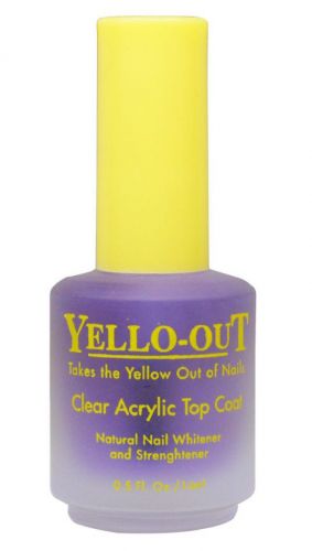 Blue Cross Yello-Out Clear Acrylic Top Coat 0.5 Oz - 079556500005