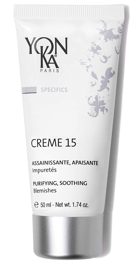 [Sample 0.17 oz] Yon-Ka Creme 15 Purifying & Soothing Cream For Blemishes | Acne Treatment Cream to Purify and Balance Blemish Prone Skin | Soothe Irritation with Chamomile | Paraben-Free - [sample-0.17-oz]-yon-ka-creme-15-purifying-&-soothing-cream-for-blemishes-|-acne-treatment-cream-to-purify-and-balance-blemish-prone-skin-|-soothe-irritation-with-chamomile-|-paraben-free
