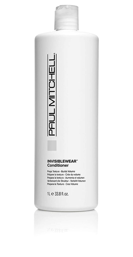 Paul Mitchell Invisiblewear Conditioner Liter | Preps Texture | Builds Volume | For Fine Hair - 9531128290