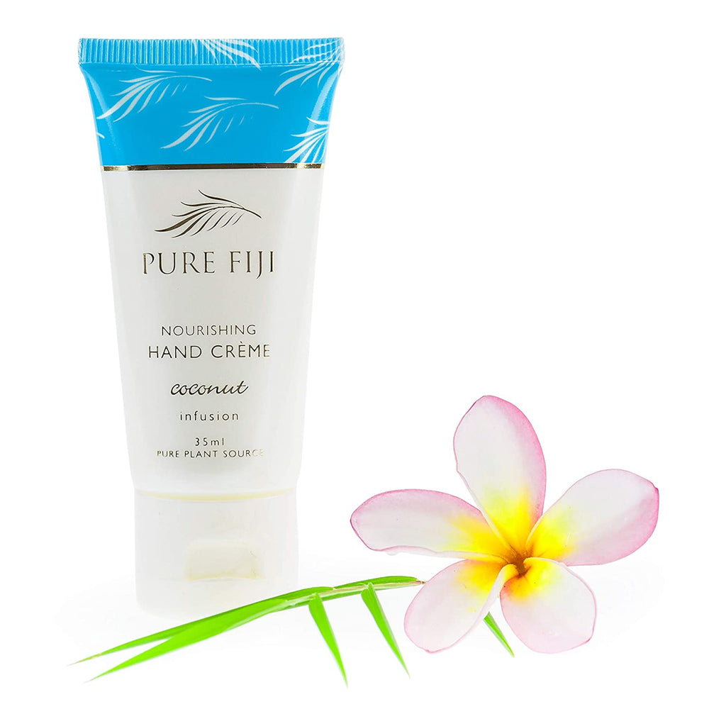 Coconut - Pure Fiji Nourishing Hand Cream 35 ml | Deep Moisturizing Hand Cream |  Dry Skin | Organic Ingredients - 698876500092