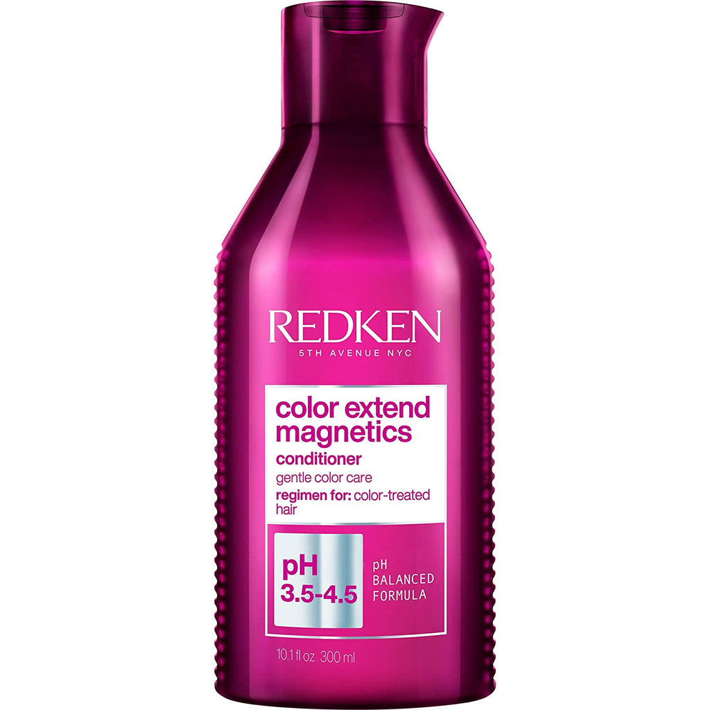 Redken Color Extend Magnetics Conditioner 10.1 oz | For Color Treated Hair | Protects Color & Adds Shine | With Amino Acid | Sulfate Free Conditioner - 884486453310