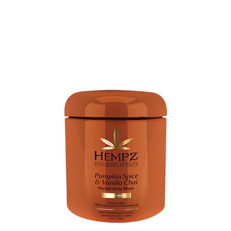 Hempz Pumpkin Spice & Vanilla Chai Herbal Body Mask 8 oz - 676280040373