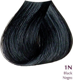 Naturals - 1N Black - Satin Ultra Vivid Fashion Colors by Developlus 3 Oz - 857169020505