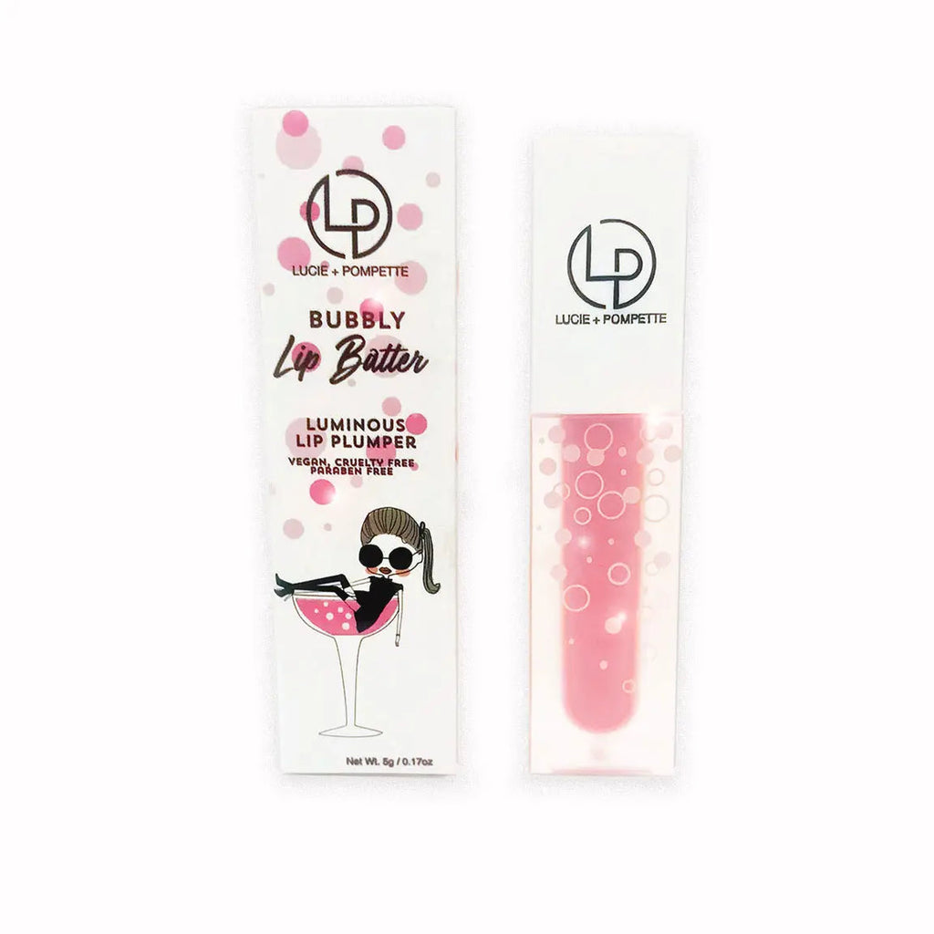 Lucie + Pompette Bubbly Lip Batter Sheer Pink Tenda - 851011006594