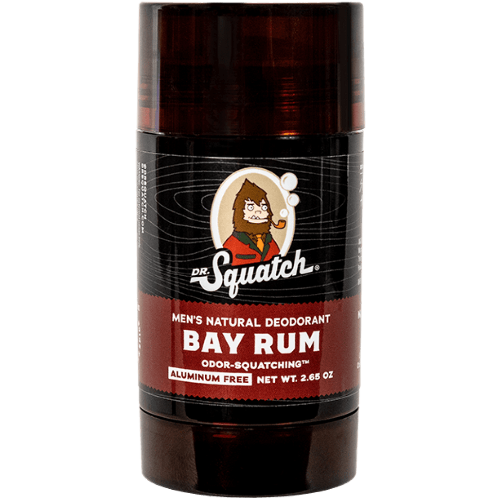 Dr. Squatch Men's Natural Deodorant Bay Rum 2.65 oz - 851817007634