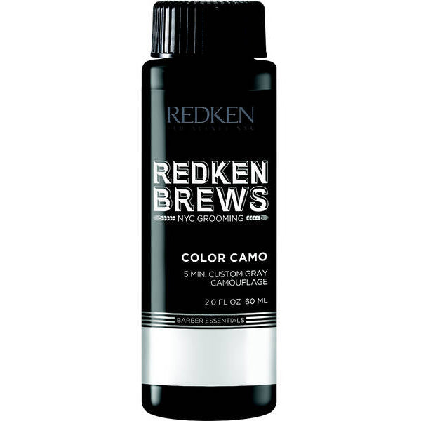 Black Natural - Redken Brews Color Camo 2 oz | Men's Hair Color - 884486400888