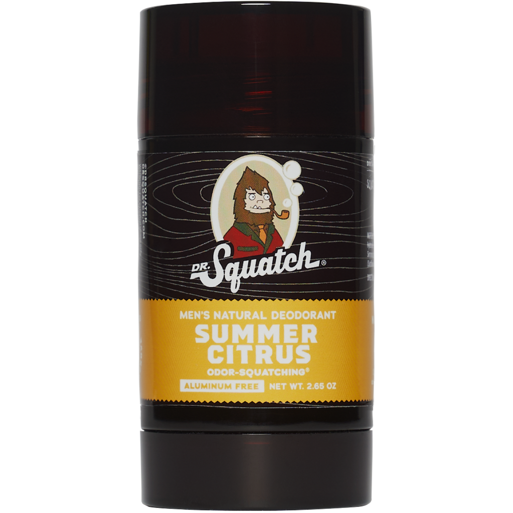 Dr. Squatch Men's Natural Deodorant Summer Citrus 2.65 oz - 810095591914