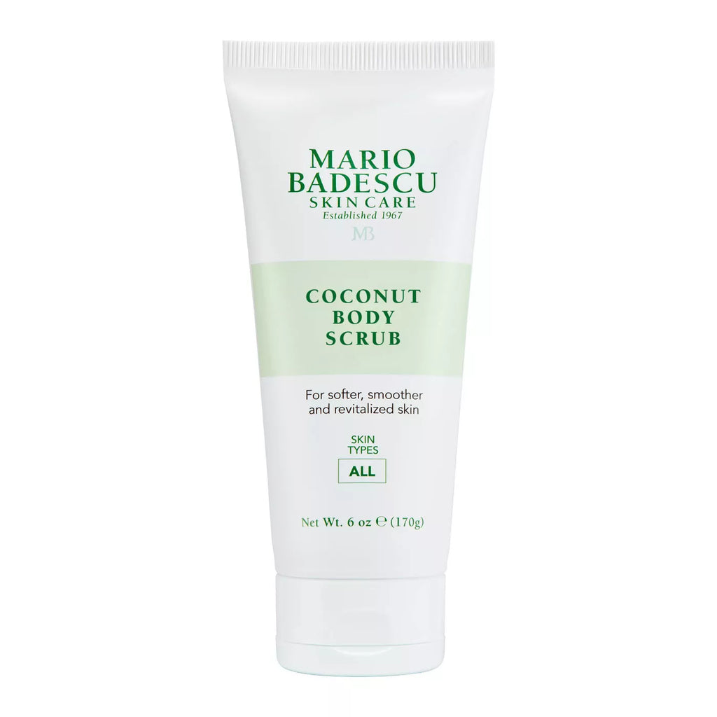 Mario Badescu Coconut Body Scrub 6 Oz | For Softer, Smoother And Revitalized Skin - 785364100589