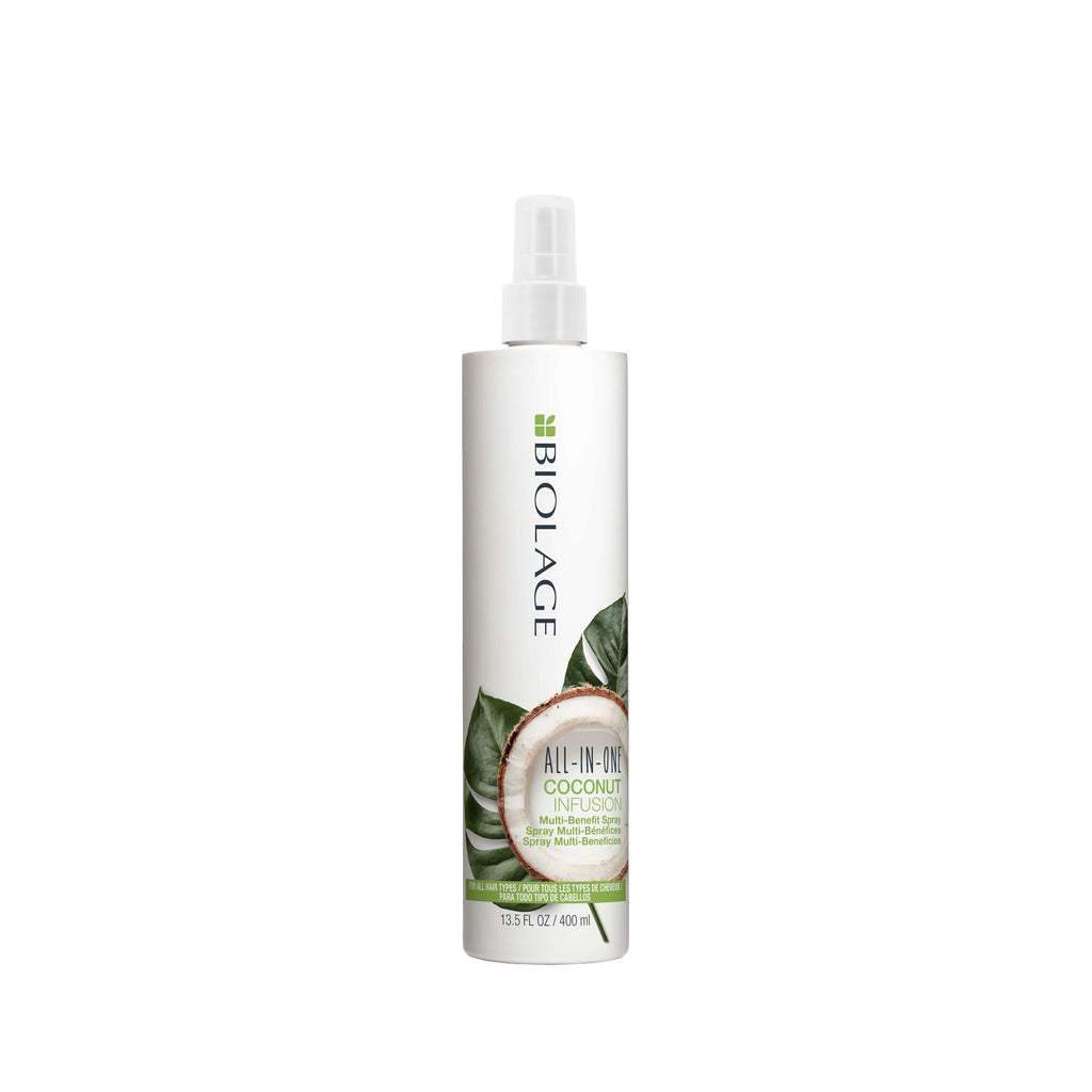 Biolage All-In-One Coconut Infusion Multi-Benefit Spray 13.5 oz - 884486449221