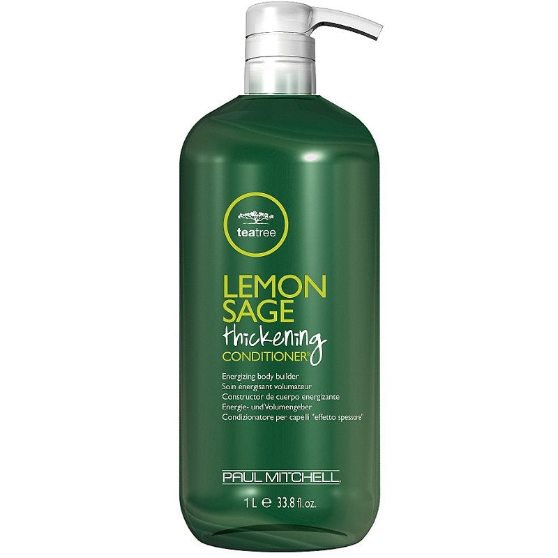 Paul Mitchell Tea Tree Lemon Sage Thickening Conditioner Liter 33.8 oz | Energizing Body Builder - 9531115870