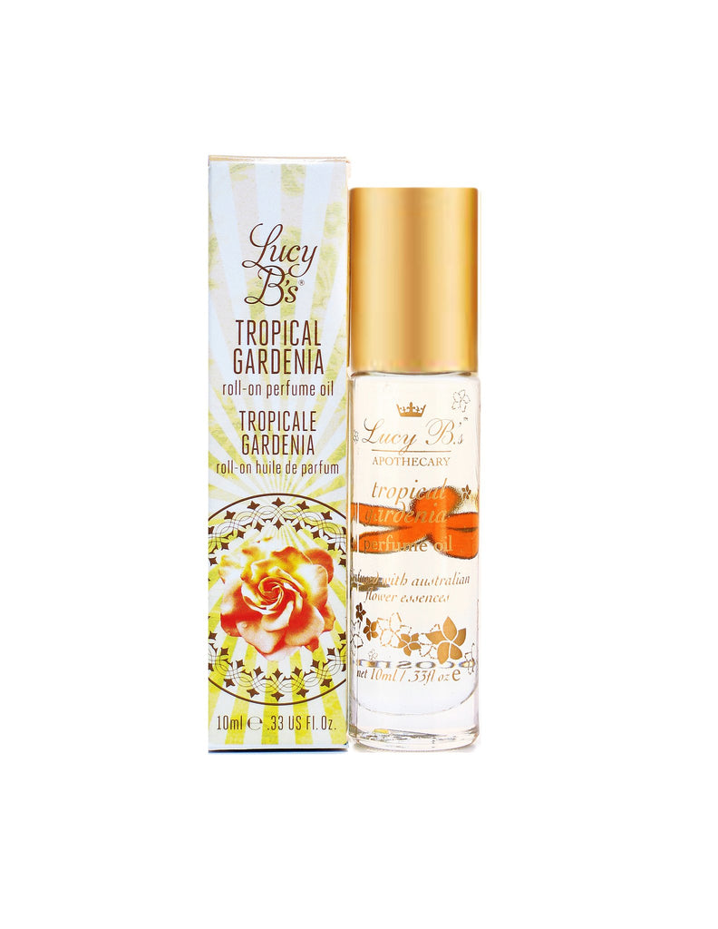 Lucy B's Tropical Gardenia Roll-On Perfume Oil 10 mL - lucy-b's-tropical-gardenia-roll-on-perfume-oil-10-ml