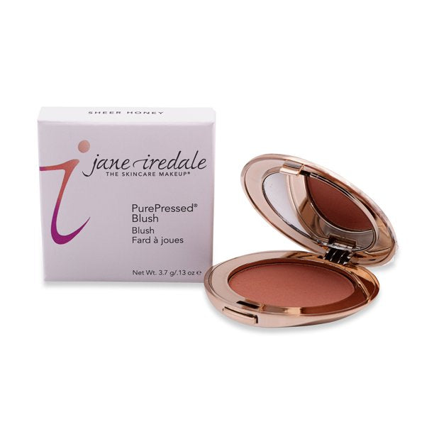 Jane Iredale Sheer Honey Pure Pressed Blush 0.16 oz | Natural Color and Glow - 670959115447