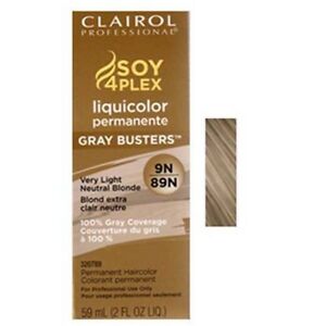 89N Lightest Neutral Blonde - Clairol Soy 4Plex Liquicolor Permanente 2 Oz - 381519048890