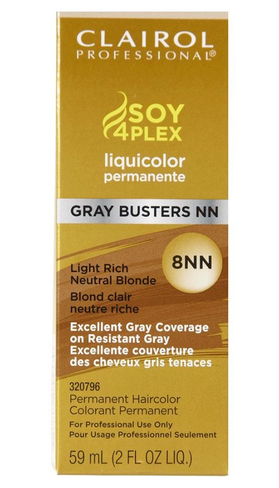 8NN Light Rich Neutral Blonde - Clairol Soy 4Plex Liquicolor Permanente 2 Oz - 70018109415