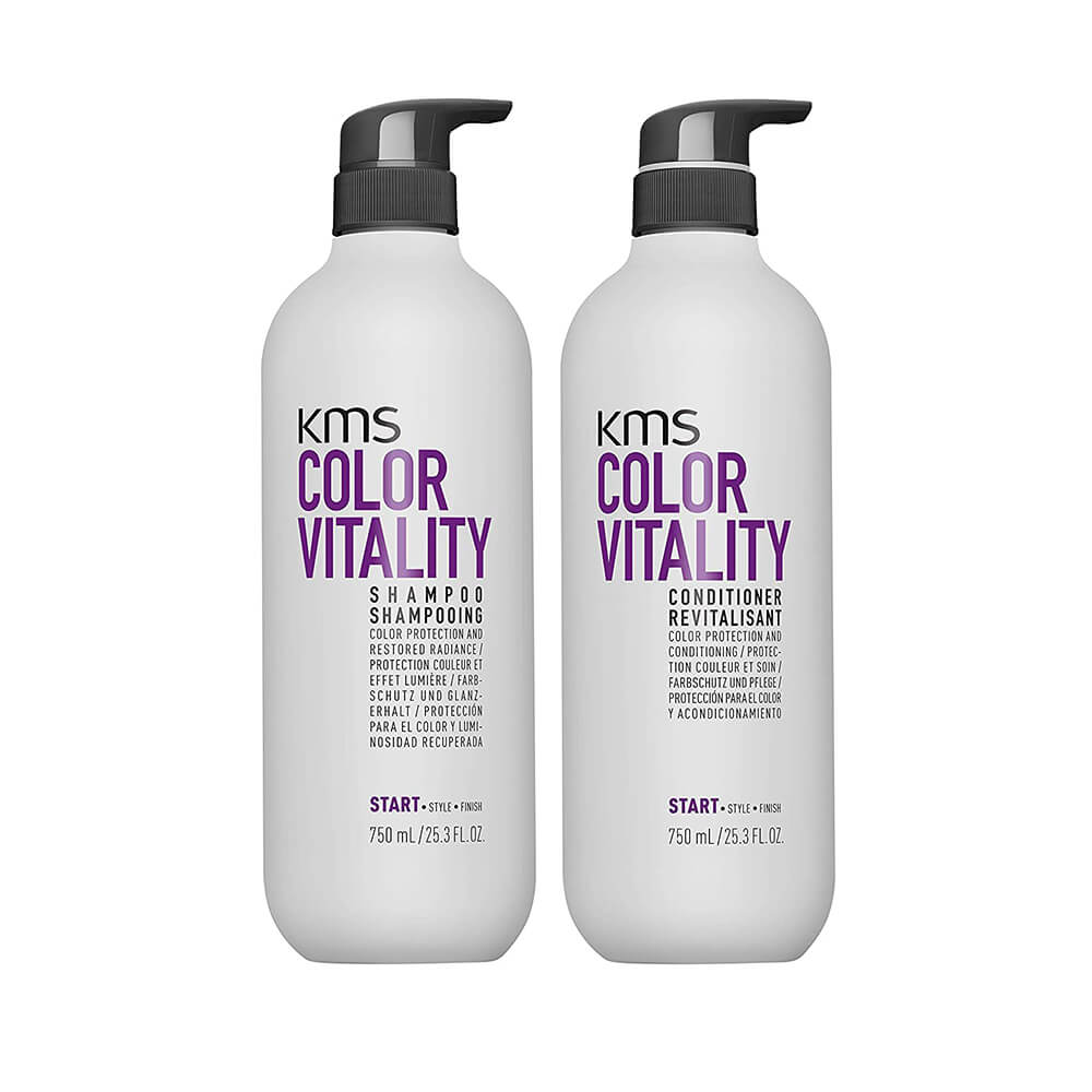 KMS Color Vitality Shampoo & Conditioner Liter Duo - 4044897893693