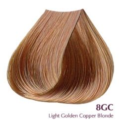 8GC Light Golden Copper Blonde - Satin Ultra Vivid Fashion Colors by Developlus 3 Oz - 857169022172