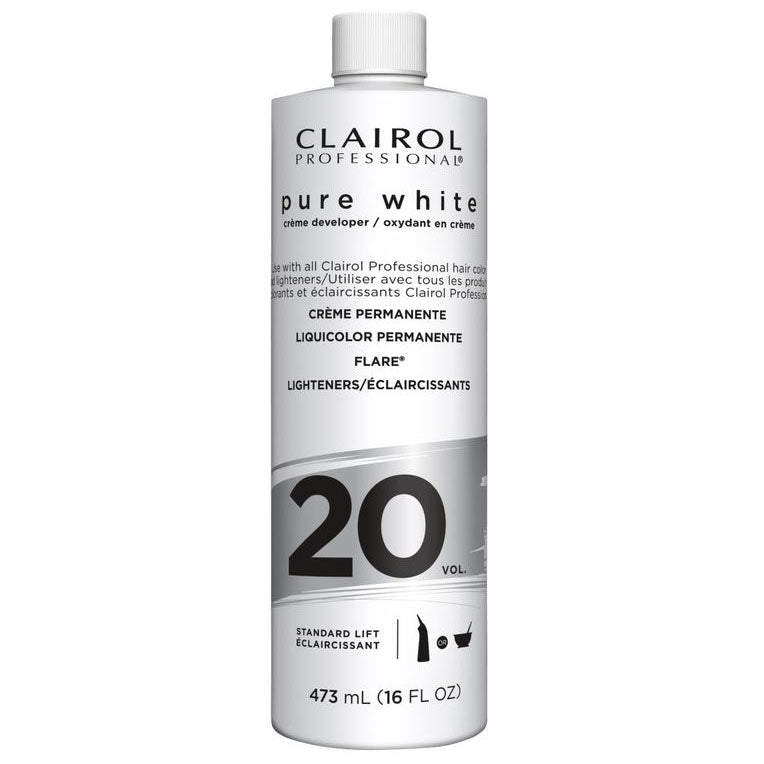 Clairol 20 Volume Pure White Developer 16 oz - 70018114358