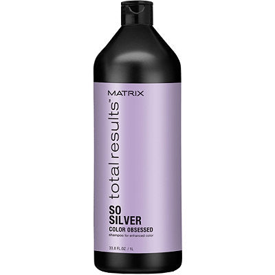 Matrix Total Results Color Obsessed So Silver Shampoo 33.8 Fl Oz - 884486228062