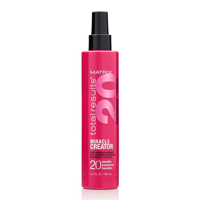 Matrix Total Results Miracle Creator 13.5 oz | 20 Benefits | Multi-Tasking Treatment | Ultimate Strengthening Leave-In Treatment | Moisturizing Heat Protectant & Detangling Spray | For Damaged Hair - 884486457554