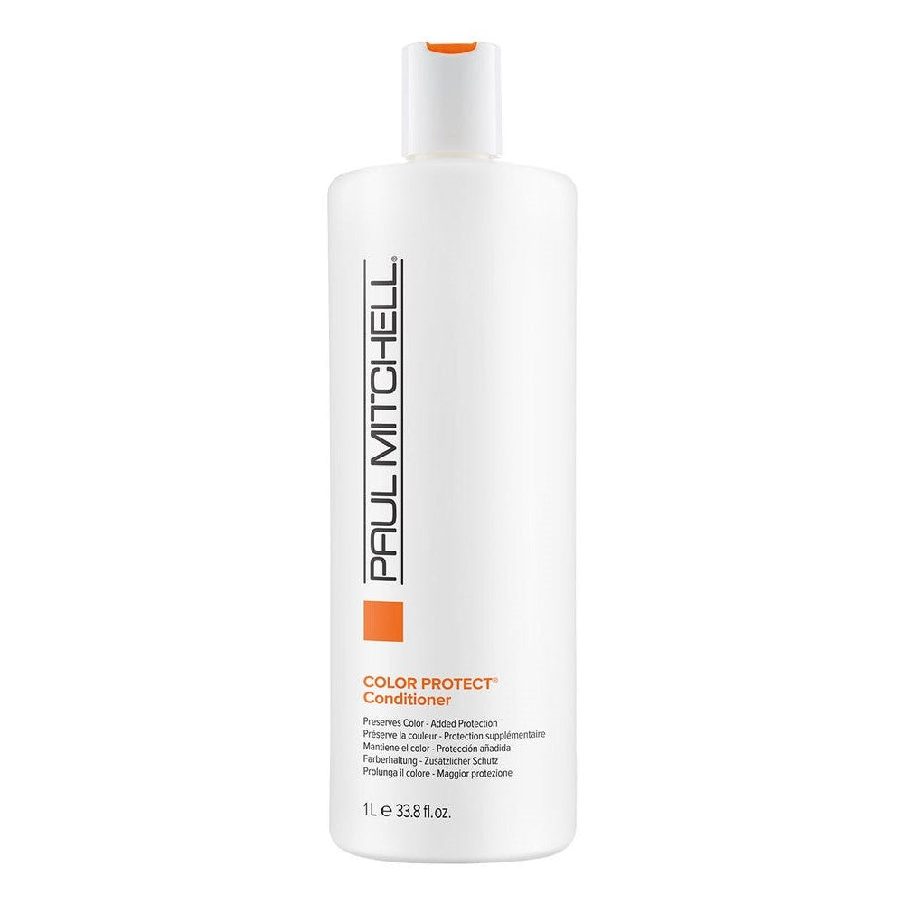 Paul Mitchell Color Protect Conditioner 33.8 oz | Preserves Color | Added Protection | For Color-Treated Hair - 9531112046