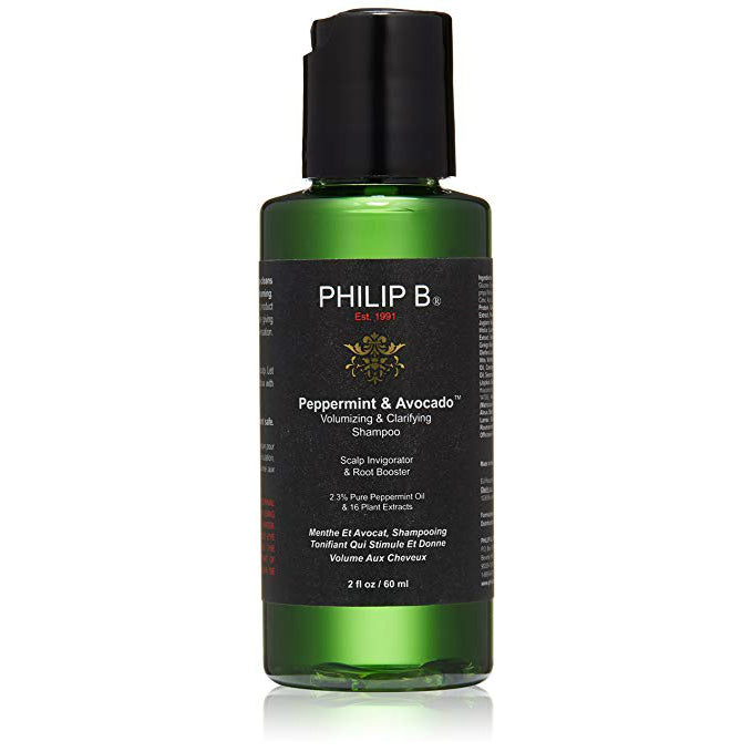 Philip B Peppermint and Avocado Volumizing & Clarifying Shampoo 2 oz - 893239000015