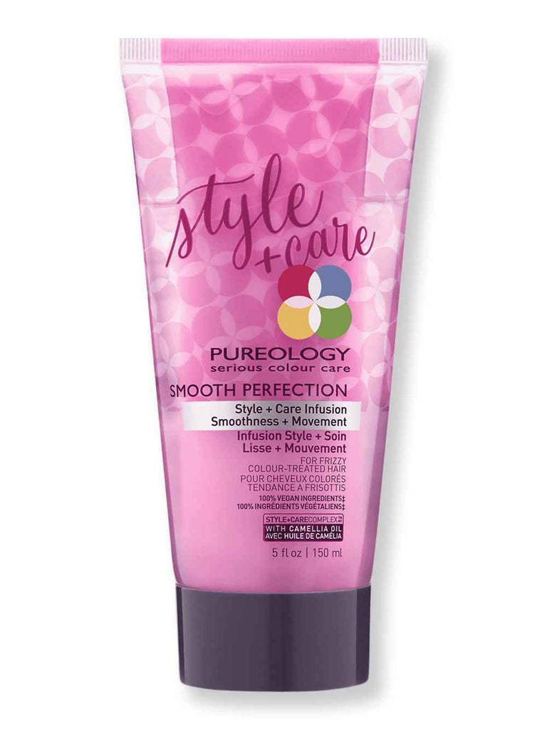 [Sample 0.07 oz] Pureology Smooth Perfection For Frizzy Color-Treated Hair | Style + Care Infusion | Smoothness + Movement - [sample-0.07-oz]-pureology-smooth-perfection-for-frizzy-color-treated-hair-|-style-+-care-infusion-|-smoothness-+-movement