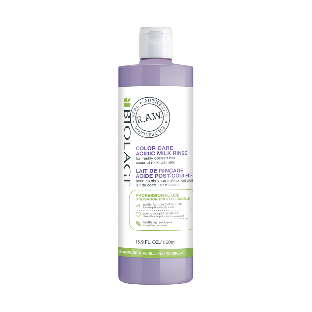 Biolage RAW Color Care Acidic Milk Rinse 16.9 oz - 884486357595