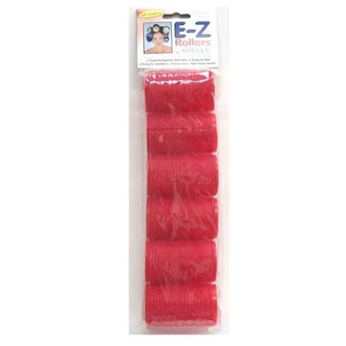 Hairart 1 1/2" Medium Red Rollers - 727428133034