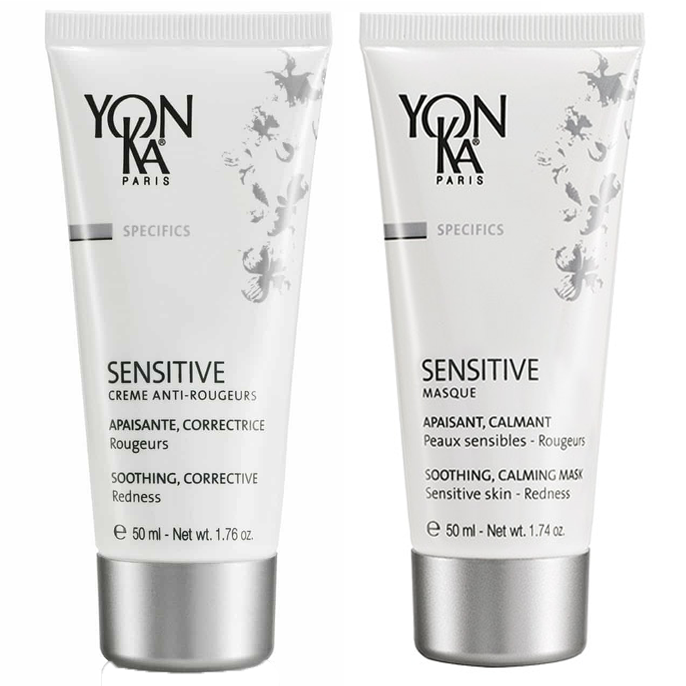 [Sample 0.06 oz] Yon-Ka Sensitive Cream + Mask Duo | Anti-Redness Prog ...