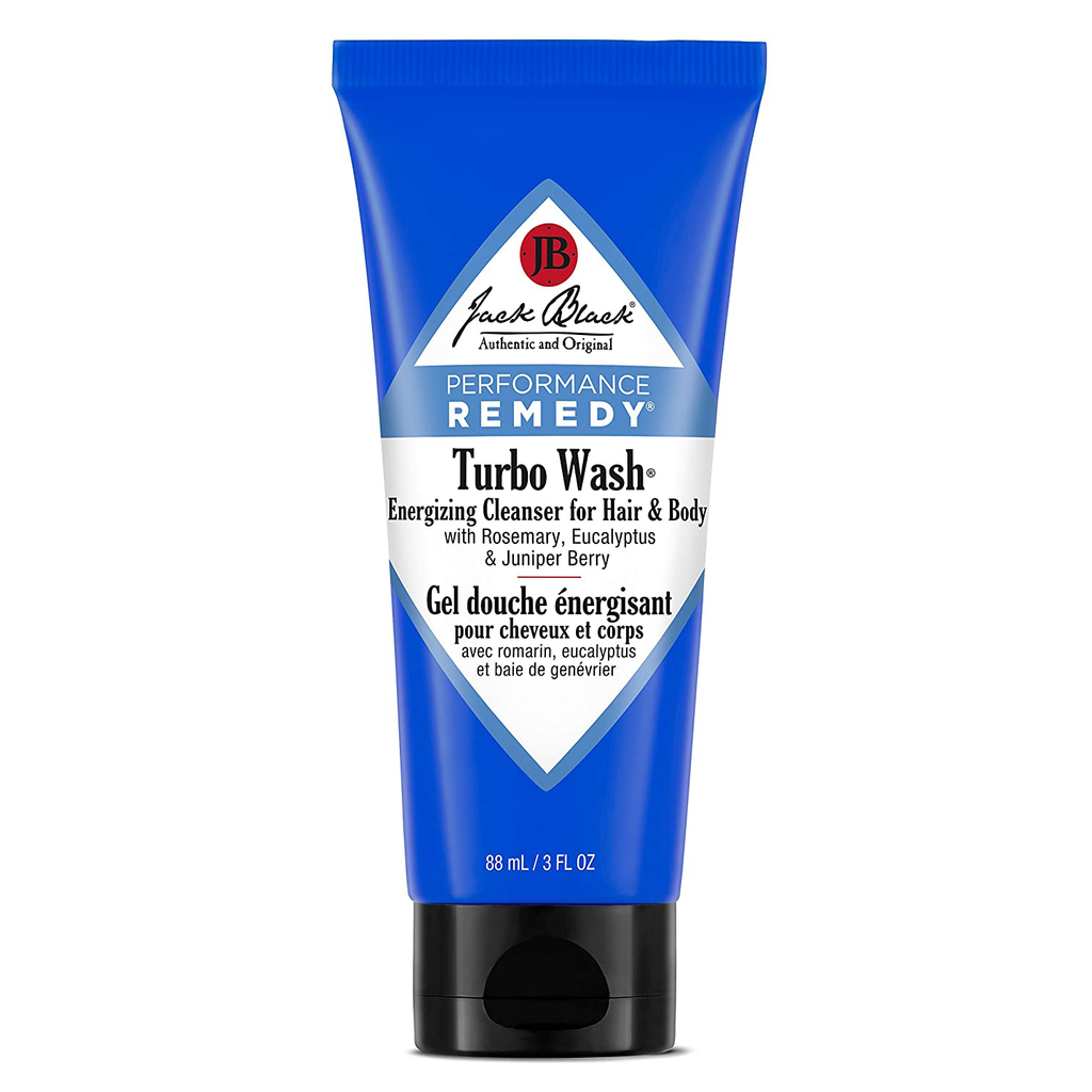 682223040409 - Jack Black Turbo Wash 3 oz / 88 ml | Energizing Cleanser for Hair & Body