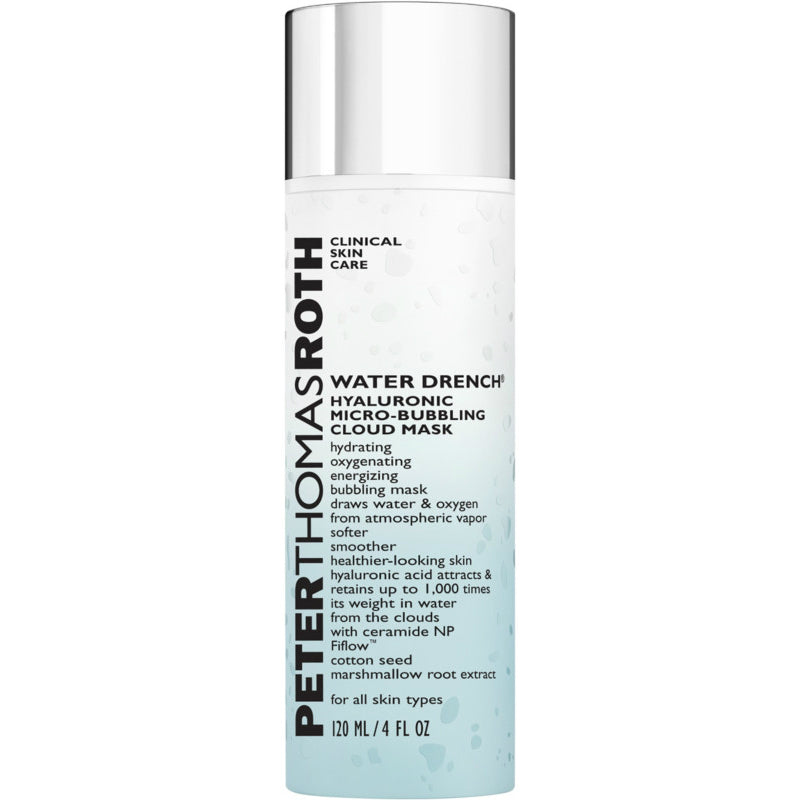 Peter Thomas Roth Water Drench Hyaluronic Micro-Bubbling Cloud Mask 4 oz - 670367012192