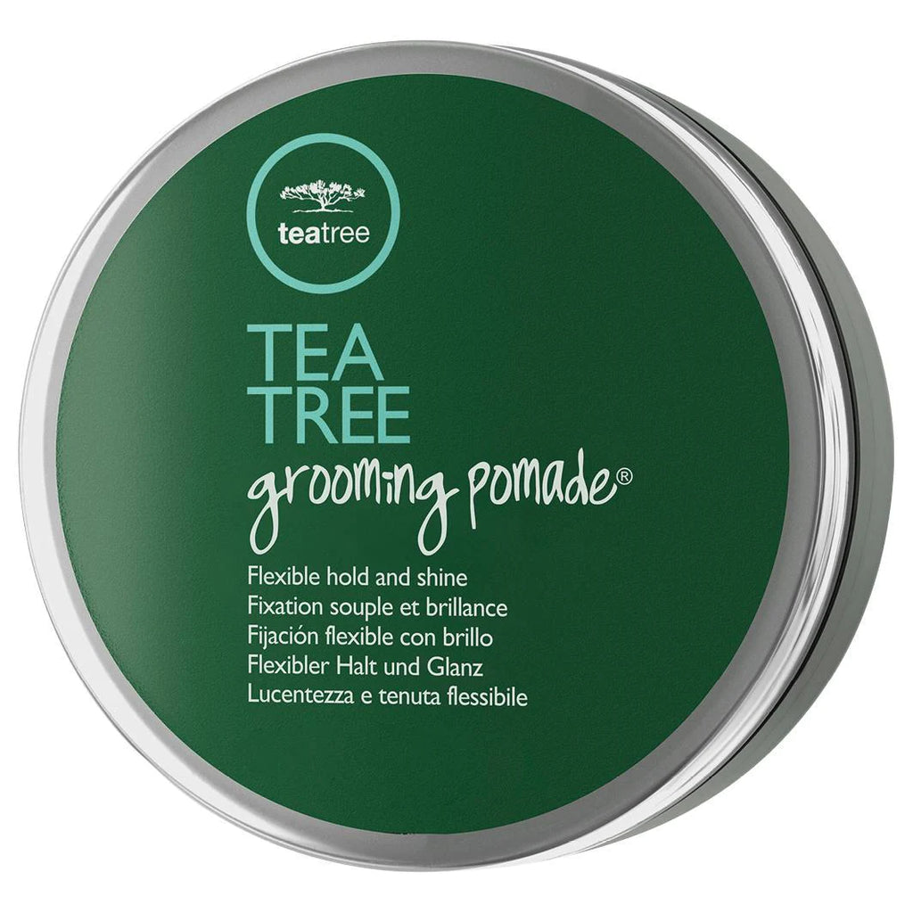 Paul Mitchell Tea Tree Grooming Pomade 3 oz | Flexible Hold & Shine - 9531119397